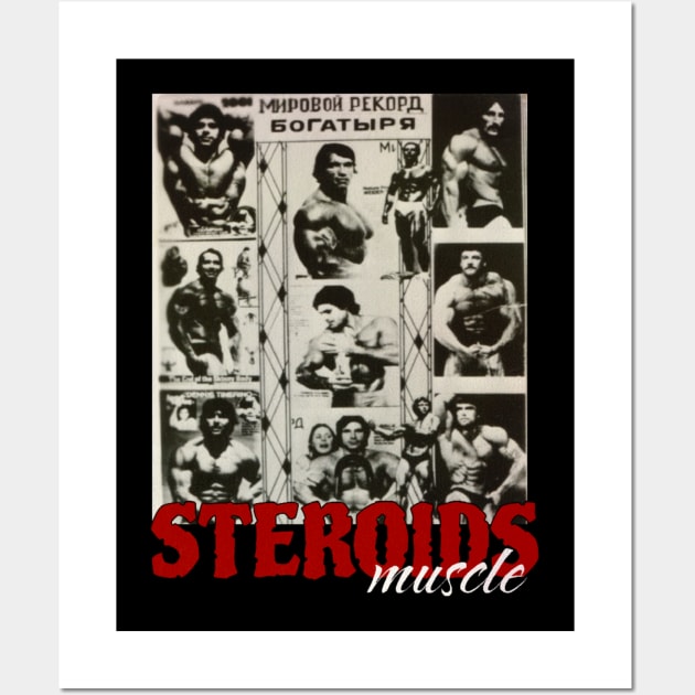 steroids muscle Wall Art by valentinewords